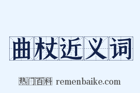 曲杖近义词是什么意思的图片